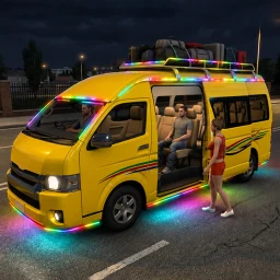 City Mini Van Transport Sim 3D