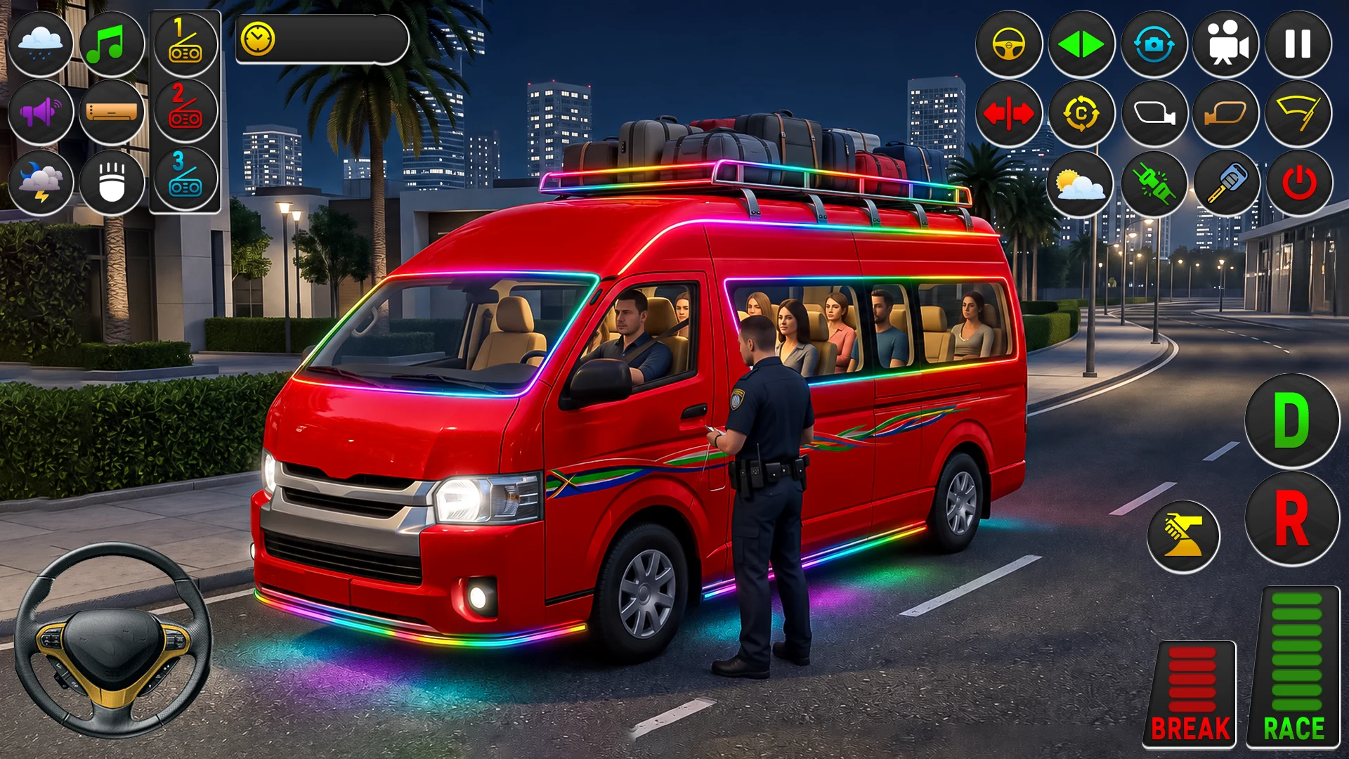 City Mini Van Transport Sim 3D screenshot