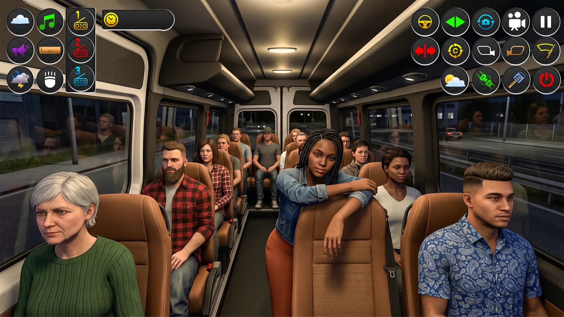 City Mini Van Transport Sim 3D screenshot